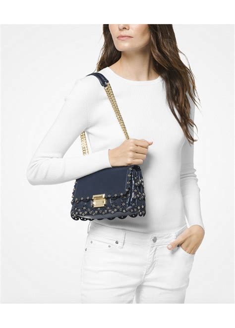 michael kors scalloped purse|Michael Kors purse color chart.